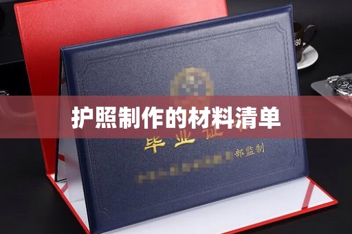 金普新区护照制作的材料清单