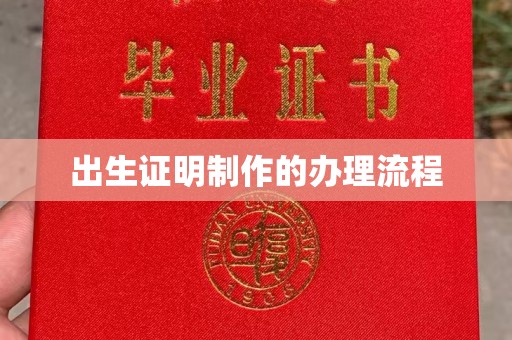 金普新区出生证明制作的办理流程