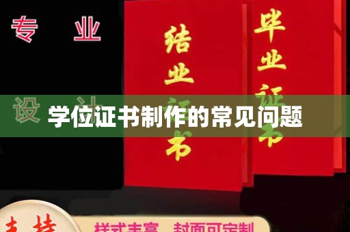 金普新区学位证书制作的常见问题