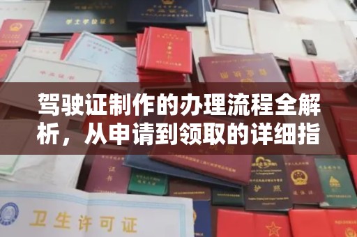 金普新区驾驶证制作的办理流程全解析，从申请到领取的详细指南