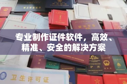 金普新区专业制作证件软件，高效、精准、安全的解决方案
