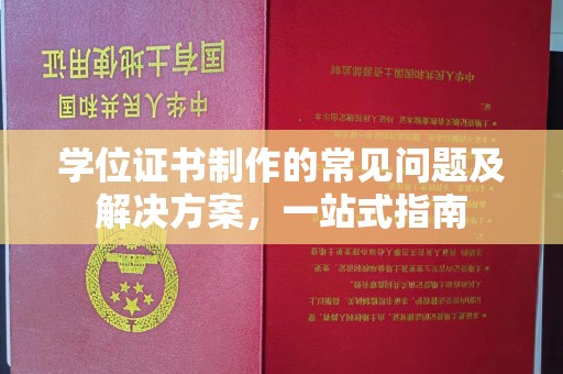 金普新区学位证书制作的常见问题及解决方案，一站式指南